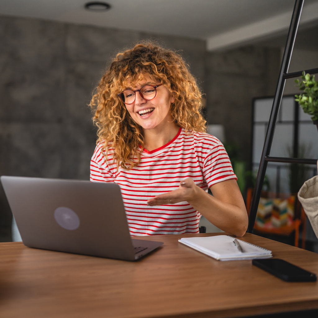 woman exploring all the marketing automation features in her company's email platform