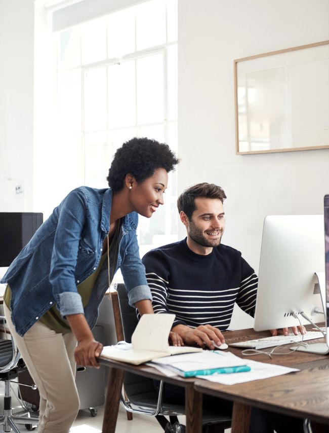 membership staff exploring ways to use AI to analyze data